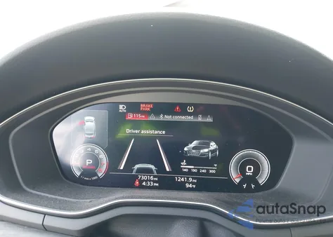 2020 Audi A5 Sportback Premium Plus 45 Tfsi Quattro S Tronic из США, поврежденный, VIN WAUCNCF5XLA016334